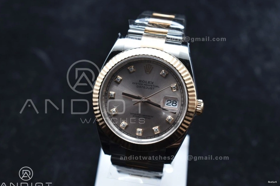 RG on Bracelet 41 RG DateJust Diamonds Jubilee SS VR3235 Dial 904L 126331 Edition Steel Clean Best 1:1 1129